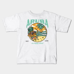 Aruba the happy island Kids T-Shirt